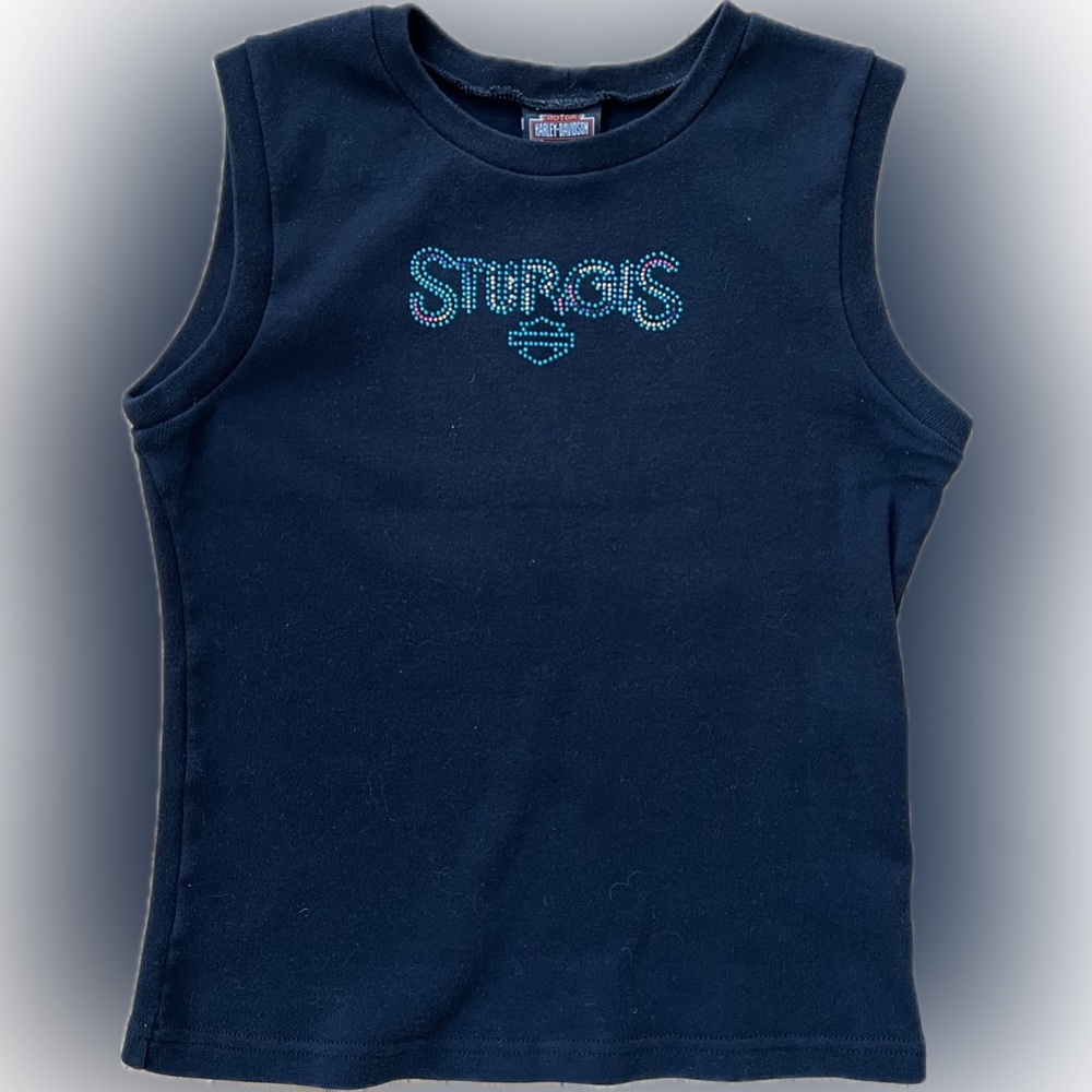 Harley Davidson Sturgis Black Sleeveless Tank Top
